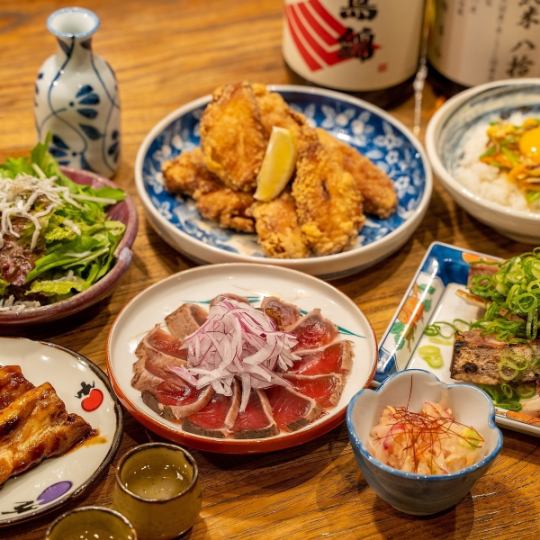 【平日限定コース】旬の味覚をお得に！広島熟成鶏ちゃんこ鍋等[90分飲放付]5,500円(税込)