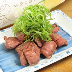 炭焼き砂肝　ねぎまみれ