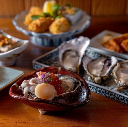 A wide variety of Hiroshima specialties and creative dishes.