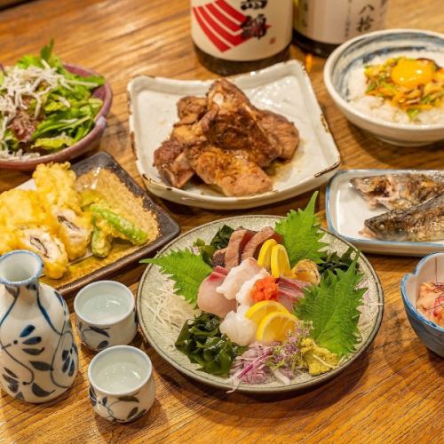 A course featuring ingredients unique to Hiroshima.