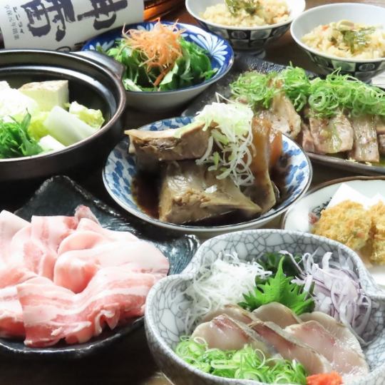 [Kitayoshi Full Course] 90 minutes all-you-can-drink included! 7 dishes including seasonal fresh fish and Hiroshima aged chicken grilled with Oshima miso, 5,500 yen (tax included)