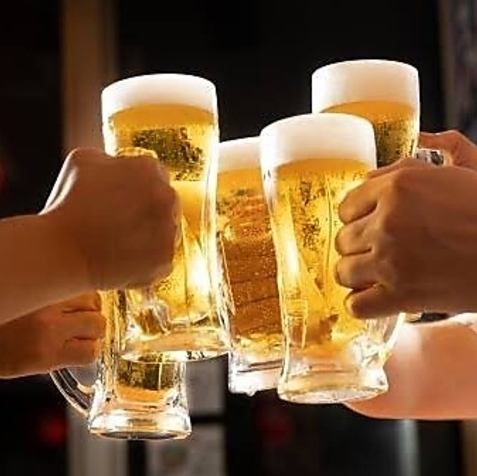 広々として清潔感のある店内は仕事帰りの飲みや宴会に◎