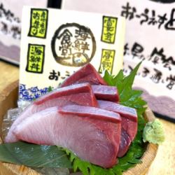 天然寒ブリ尽くし（造り・炙り・握り）