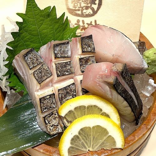 サワラの焼霜造り