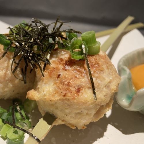 軟骨入り鶏つくね(2本～)＋卵黄