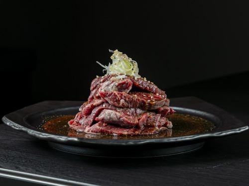 We use Biei Wagyu beef from Hokkaido, which is one of the softest Wagyu beef types.