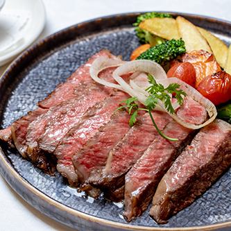 和牛サーロインのグリル特製ハーブ添え