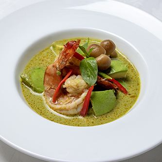 蝦仁酪梨綠咖哩