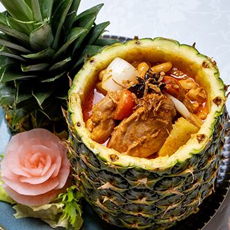 雞肉瑪莎曼咖哩配菠蘿