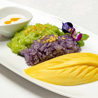 鮮芒果配糯米飯