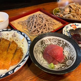 【お得！】お手軽コース◆刺身・肉料理・蕎麦など