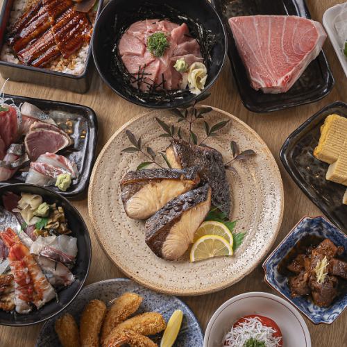 選べる海の幸を好みの調理で味わえる♪