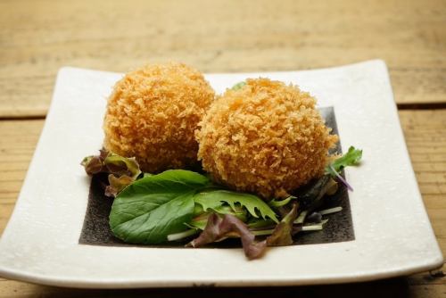 Sweet potato croquette with cheese