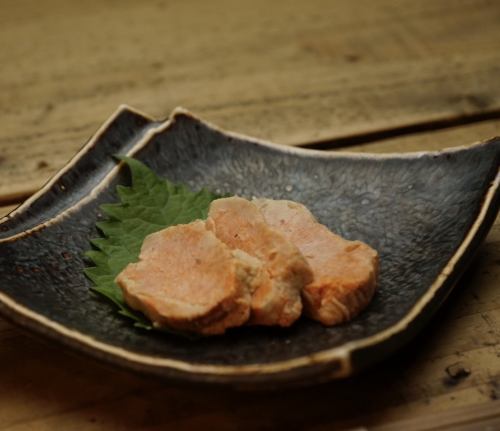 Anglerfish liver pickled in miso