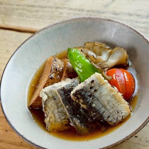 炸秋刀魚和山藥