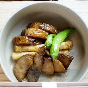 レバーと長芋のうま煮