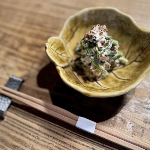 仙台せりとクリームチーズのコク和え