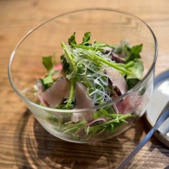 寒鰆と仙台せりのサラダ