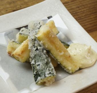 ズッキーニの柚子胡椒揚げ