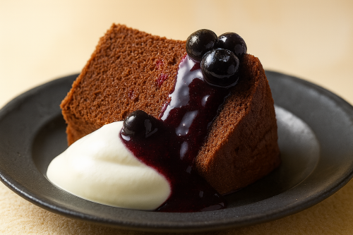 チョコレートシフォンケーキ