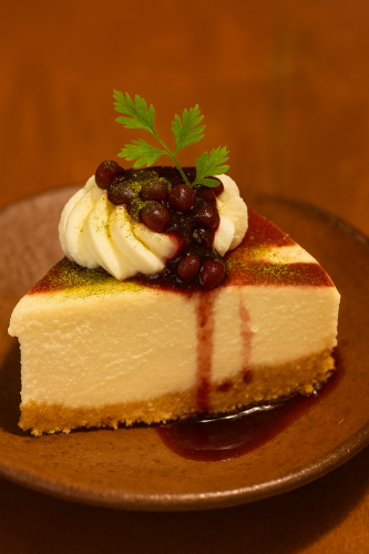 クッキー好きのレアチーズケーキ