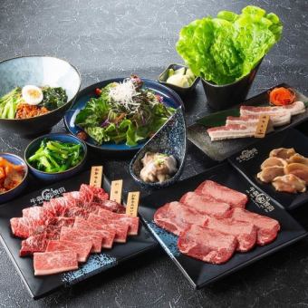 [Classic!] Enjoy carefully selected A5 Kuroge Wagyu beef <Beef Course> 13 dishes for 3,880 yen!