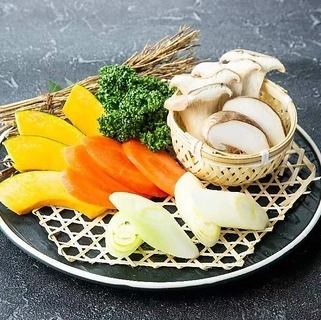 Grilled vegetable platter