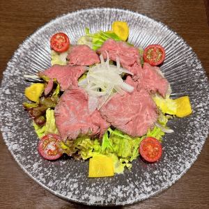 Miyazaki beef roast beef salad