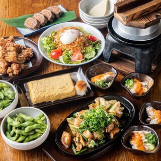 【ながはま家コース】全8品3800円(税込)飲み放題付♪80種類90分飲み放題付コース