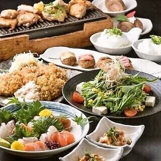 【ごちそう宴会コース】全9品5000円(税込)飲み放題付　80種類90分飲み放題付コース