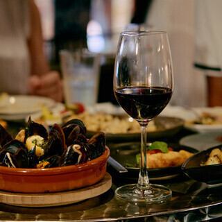 歓迎会・送別会・歓送迎会【2時間飲み放題付】パスタ,アヒージョなど〈全10品〉5,980円→4,980円