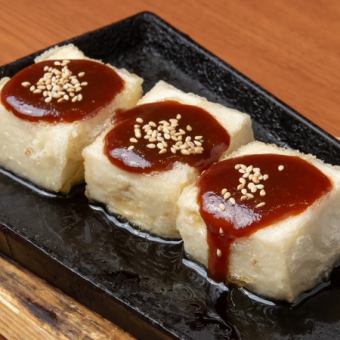 生麩田楽/豆富田楽/揚げ出し豆富　各