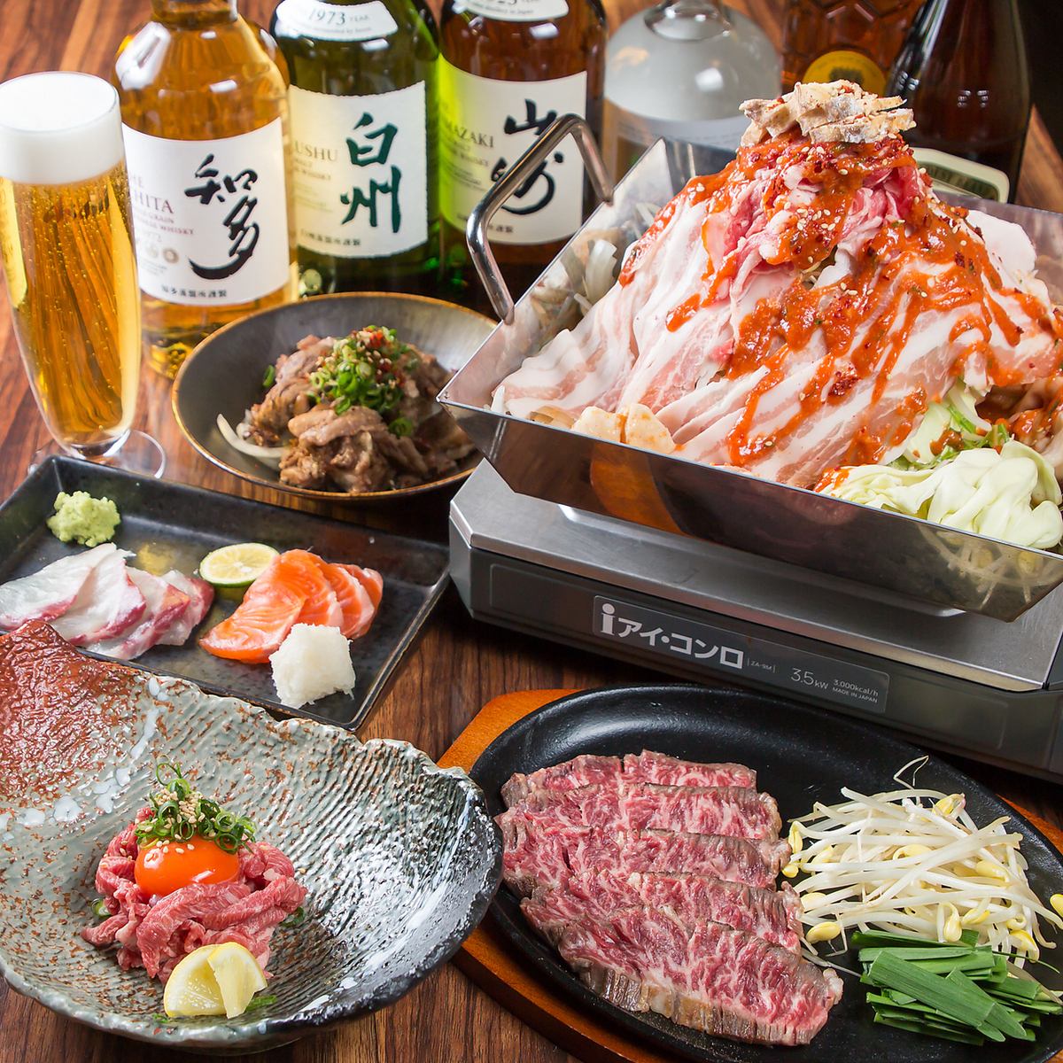 大阪福島駅スグ!秘伝のタレで味わう絶品ちりとり鍋と、厳選牛を楽しむ隠れ家。