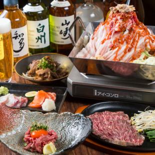 [Chiritori Nabe Regular Course] Assorted fresh sashimi + Chiritori Nabe and all-you-can-drink for 4000 yen (tax included)