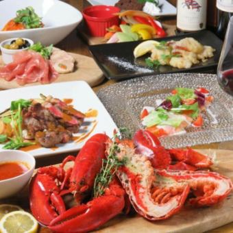 "X'mas Premium Course" 12/21~12/25 Limited Luxurious Special Course 8 dishes 12,000 yen (tax included)