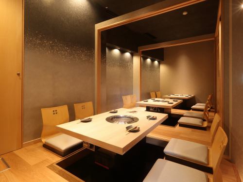 Enjoy the finest yakiniku in a baptized high-quality space