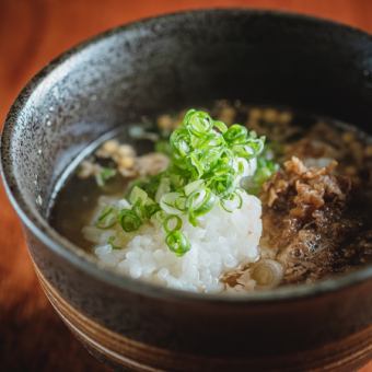 和牛牛肉汤配茶泡饭