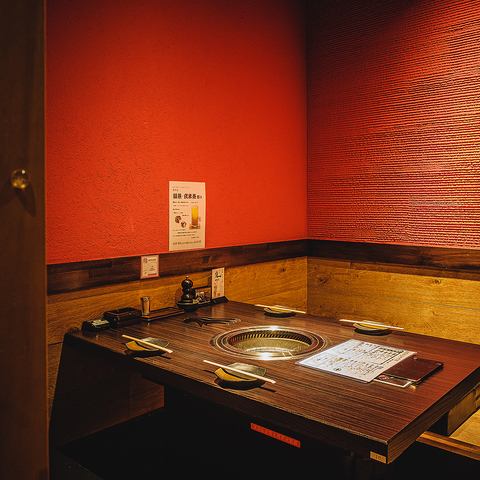 【個室】人数に合わせてご用意可能です◎焼肉デートに最適♪