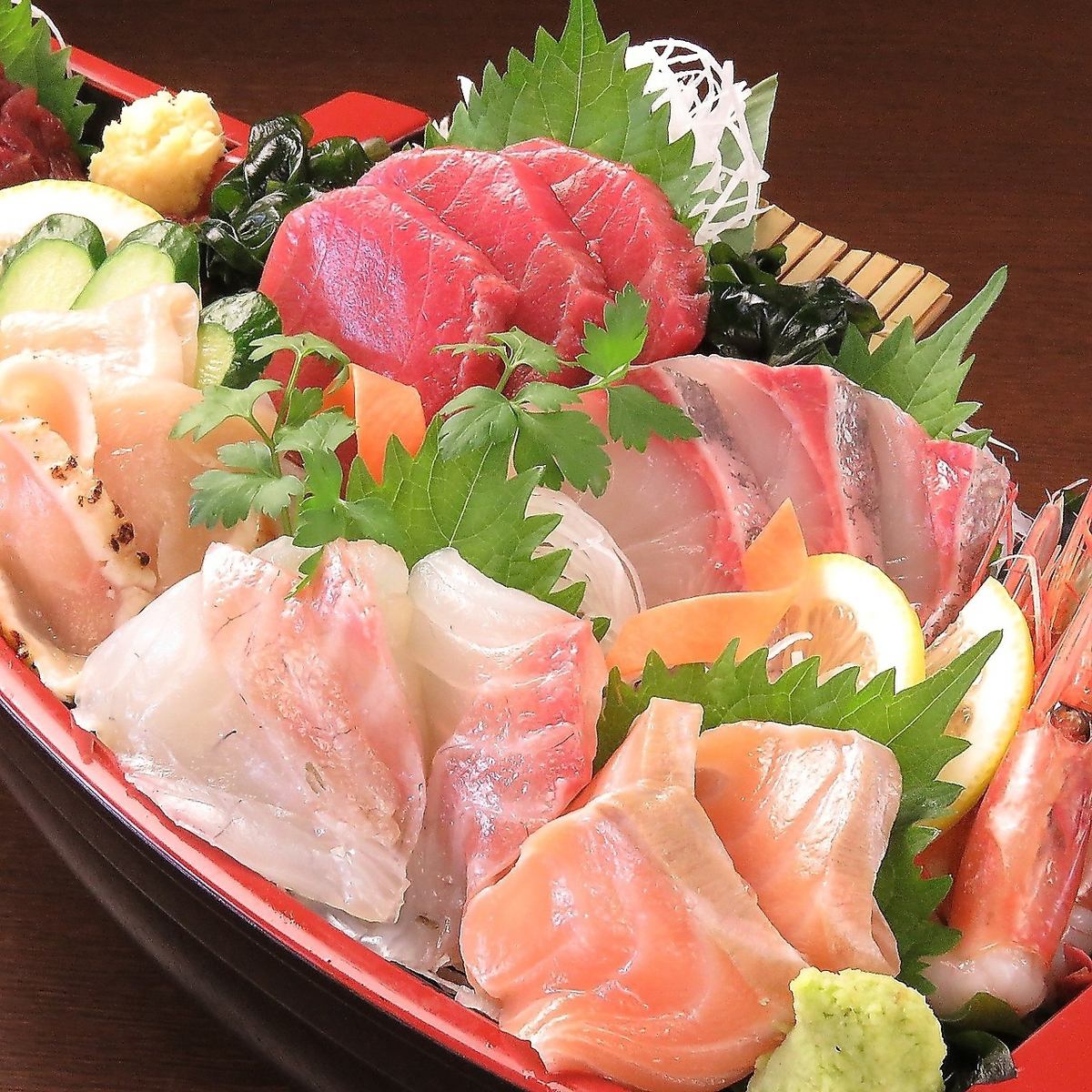 [Specialty! Funamori of carefully selected fresh fish] Satisfaction guaranteed with overwhelming volume
