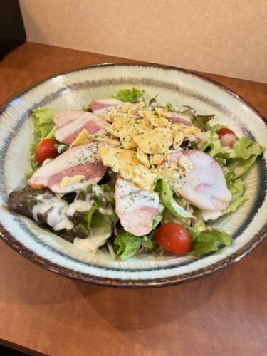 Smoked duck Caesar salad