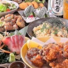 【関脇コース】 『富士山サーモン』や『真鯵のフライ』など  【全7品】　90分飲み放題付　3500円