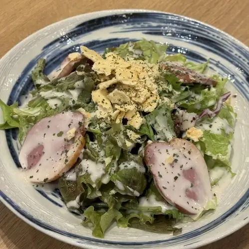合鴨スモークのシーザーサラダ