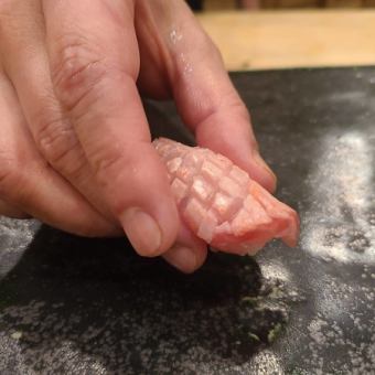当日、お一人様からOK　【雷おまかせコース】13000円(税込み）
