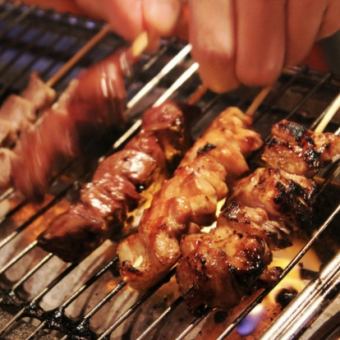 2時間飲み放題付き！ひめんちコース！本店人気のコースを炉端ひめんちでも
