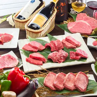 飲み放題付き｜10,000円宴会用｜焼肉きっしゃんコース｜