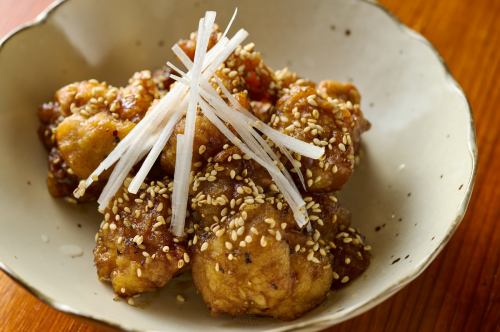 鶏唐甘辛醤油