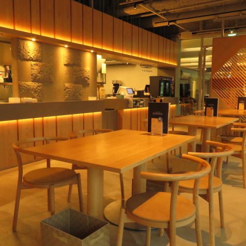 桑園エリアのくつろぎの場