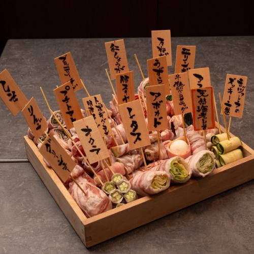 【博多やさい巻串】厳選素材の串料理で味わう旬の美味しさ！