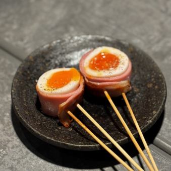 半熟培根和鸡蛋