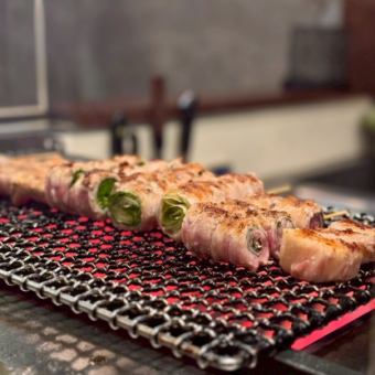 [Enjoy a party at an affordable price] Recommended vegetable skewers & specialty sesame amberjack (9 dishes in total) with 120 minutes of all-you-can-drink